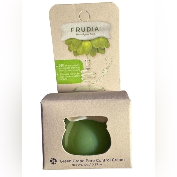 FRUDIA Grape Pore Control Cream Moisturizer Cream Korean Skincare 0.33 fl oz NWT - Picture 2 of 13